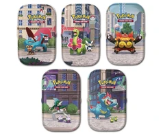 The Pokemon Pokemon Pokemon TCG: Mega Evoliucija – Liumiozės miesto mini skardinė – Emboar ir Inkay