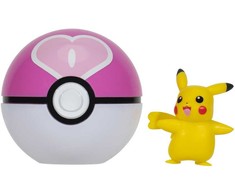 Pokémon - Clip N Go moteriškas Pikachu su meilės kamuoliuku (PKW3638)