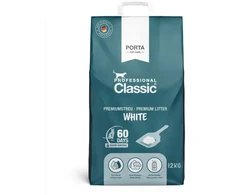 Porta21 Porta Cat Care - Kačių kraikas - Profesionalus Klasikinis - Baltas - 12 kg