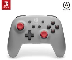 Power A „PowerA“ belaidis valdiklis – retro pilkos spalvos (Nintendo jungiklis)