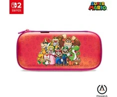 Power A PowerA - plonas dėklas skirtas Nintendo Switch 2 - Mario and Friends, Officially Licensed, Protective dėklas, Holds 10 Game Cards