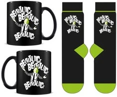 Pyramid „Beetlejuice“ puodelio ir kojinių rinkinys