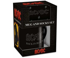 Pyramid International – AC/DC puodelių ir kojinių rinkinys – JK 3-8 / EU 36-41
