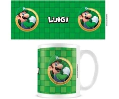 „Pyramid International“ – puodelis „Super Mario“ (Luigi 3D prievadas) – baltas