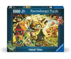 Dėlionė „Ravensburger“ – galvosūkis „Saugokitės mažų kiaulių“, 1000p (12001004)