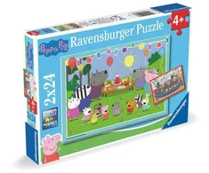 Dėlionė Ravensburger - Peppa Pig 2x24p - (12004018)