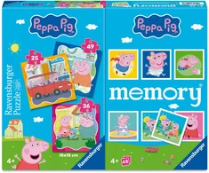 Dėlionė Ravensburger - Peppa Pig Puzzle+memory® (10625088)