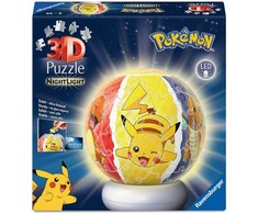 Ravensburger - Dėlionės kamuoliuko naktinė lemputė Pokémon 72p (12008053)