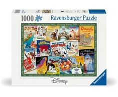 Ravensburger Dėlionė 1000 vnt. - Disney Filmų plakatai