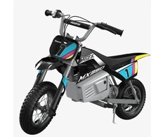Razor MX350 elektra varomas purvo dviratis, su lipdukais, juodas