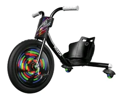 Triratis dviratis Razor RipRider 360 Lightshow, juodos spalvos