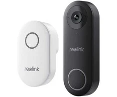 Reolink – Video Doorbell Wi-Fi Smart 2K+ (D340W) – Juodas