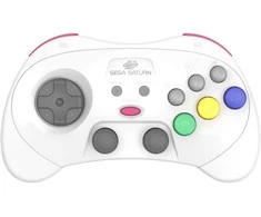 „Retro-Bit“ – „SEGA Saturn PRO“ valdiklis – baltas