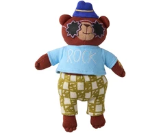Rice - Vaikiškas megztas minkštas žaislas meškiuko formos - Freddy (KITOY-BEAR)