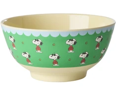 Rice - Melamine Bowl with Snoopy Print - Žalias - Medium - 700 ml