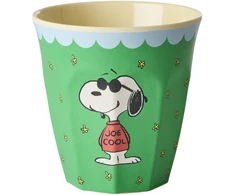 Rice - Melamine Cup with Snoopy Print - Žalias - Medium - 250 ml