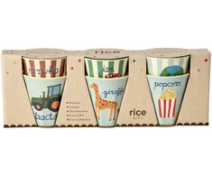 Rice - Melamine Kids Cup with ABC Print - Small - 160 ml