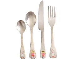 Rice - Stainless Steel Kids Cutlery Set - Unicorn and Dog Print