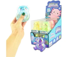 Hobilt Blizgantis aksolotlis squishy 8 cm – sensorinis raminantis žaislas vaikams