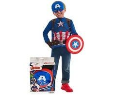 Rubiesmarvel Avengers „Rubiesmarvel“ Keršytojai „Rubies“ – Kapitono Amerikos aprangos rinkinys (104–116 cm)