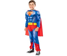 Rubiesdc Comics Rubies - Supermeno paminkštintas kostiumas su apsiaustu - (122-128 cm)
