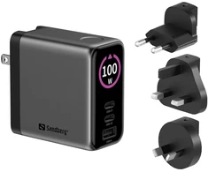 Įkroviklis Sandberg Travel Charger PD100W Ekranas (441-71)