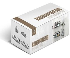 „Scandinavian Collection“ – vonios kambario pakabinamų baldų komplektas – juodas