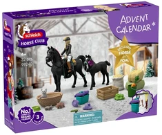 Figūrėlė Schleich Kalendarz adwentowy HORSE CLUB 2026 - Winter Wonderl. Przejażdżka (99240)