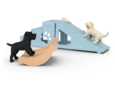 Schleich Žaislinis šuniukų žaidimų aikštelės komplektas
