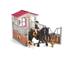 SCHLEICH HORSE CLUB Žirgų boksas su Tori ir princese iš „Žirgų klubo“