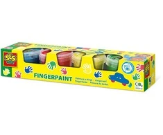 SES Creative – Fingerpaint Primary 4x110ml – (S00391)