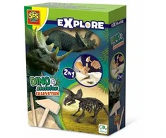 SES Creative – Kasinėjimas – Triceratops ir skeletas – (S25093)