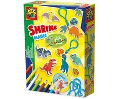 SES Creative - susitraukianti folija - dinozaurų raktų pakabukai - (S14294)