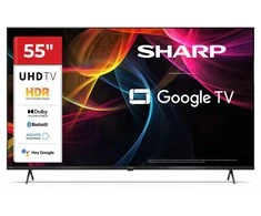 Televizorius Sharp | 55HL4265E | 55 | Smart TV | Google TV | UHD | Juodas