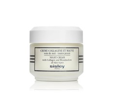 Sisley Night Kreminis with Collagen and Woodmallow veido kremas su kolagenu ir dedešvomis, 50 ml