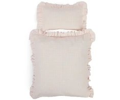 Smallstuff - Doll bedding, rose gingham (73040-04)