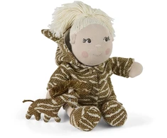 Smallstuff - Doll clothing, zebra coat with shoes and pet