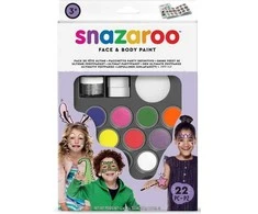 Snazaroo – veido dažų rinkinio vakarėlio pakuotė, 20 dalių (791009)