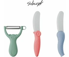 Sobczyk junior - Vaikiškas peilių ir skustukų rinkinys - 3 vnt.