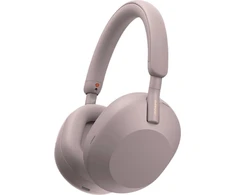 Belaidės ausinės Sony WH-1000XM5 su triukšmo slopinimo technologija, Rožinės