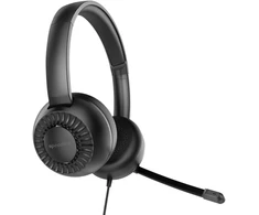 Speedlink - „Metis“ stereofoninės ausinės, 3,5 mm lizdas su Y formos adapteriu - juodos