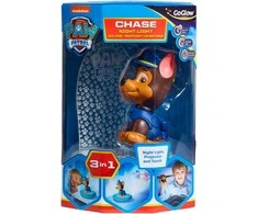 Spin Master Paw Patrol - Chase Kids stebuklinga naktinė lemputė prie lovos, žibintuvėlis ir projektorius - (10043)