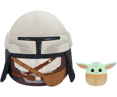 Squishmallows - 30 cm Mandalorian and 9 cm Grogu (270560)