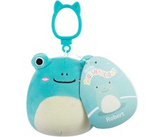 Squishmallows Minkšti saldainiai - 9 cm - Užsegami - Robert Frog
