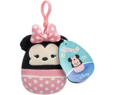 Squishmallows,Disney Squishmallows 9 cm Disney Clip On - Minnie Mouse