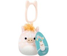 SQUISHMALLOWS Prisegamas pliušinis žaislas, 8 cm