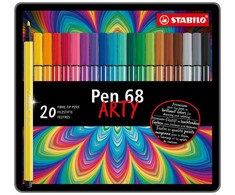 Stabilo - Pen 68 - Metalinė dėžutė iš 20 spalvų
