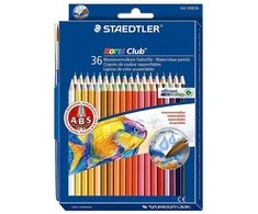 Staedtler Vandens spalvos plyšiai 36 Noris Club spalvos