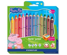 Staedtlerpeppa Pig Spalvinimo pieštukai „Peppa Pig“, 12 vnt., įvairūs (140 C12 L1), Staedtler