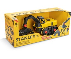 Stanley Jr. - 3 viename „Take Apart XL“ rinkinys ekskavatoriui, pneumatiniam plaktukui, žnyplėms